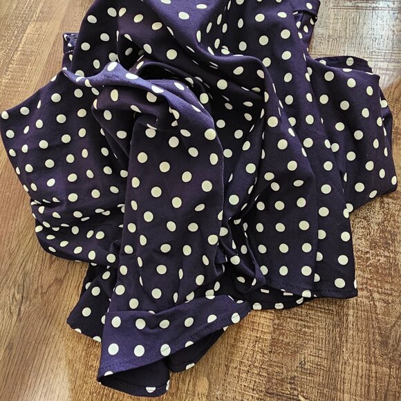 Enz’s Polka Dot A-Line Sleeveless PinUp Swing Dress, S - Picture 8 of 12